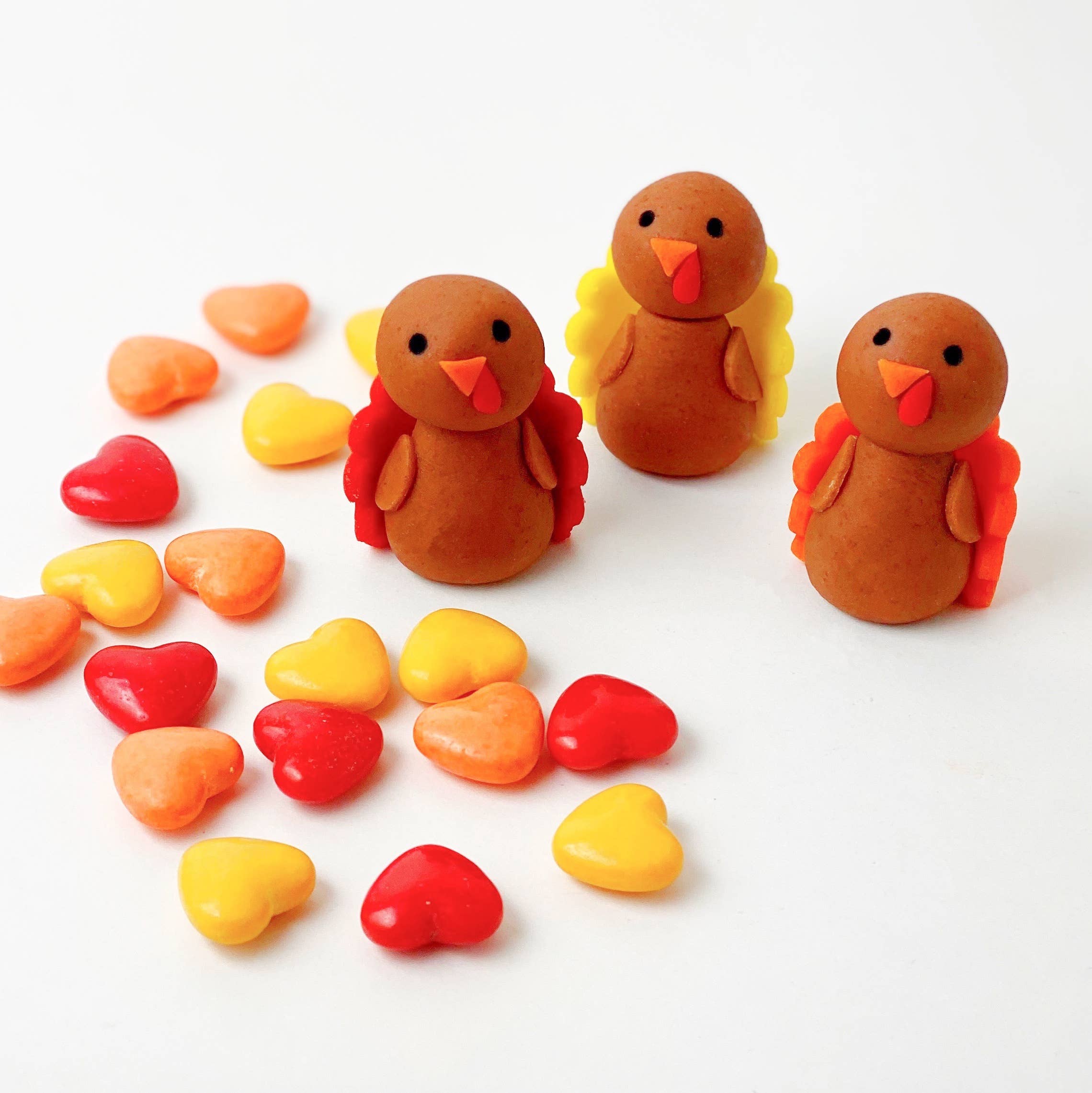 marzipops - Wholesale Hard Candy - Gourmet Marzipan Cutie Thanksgiving Turkeys - LIMITED TIME2