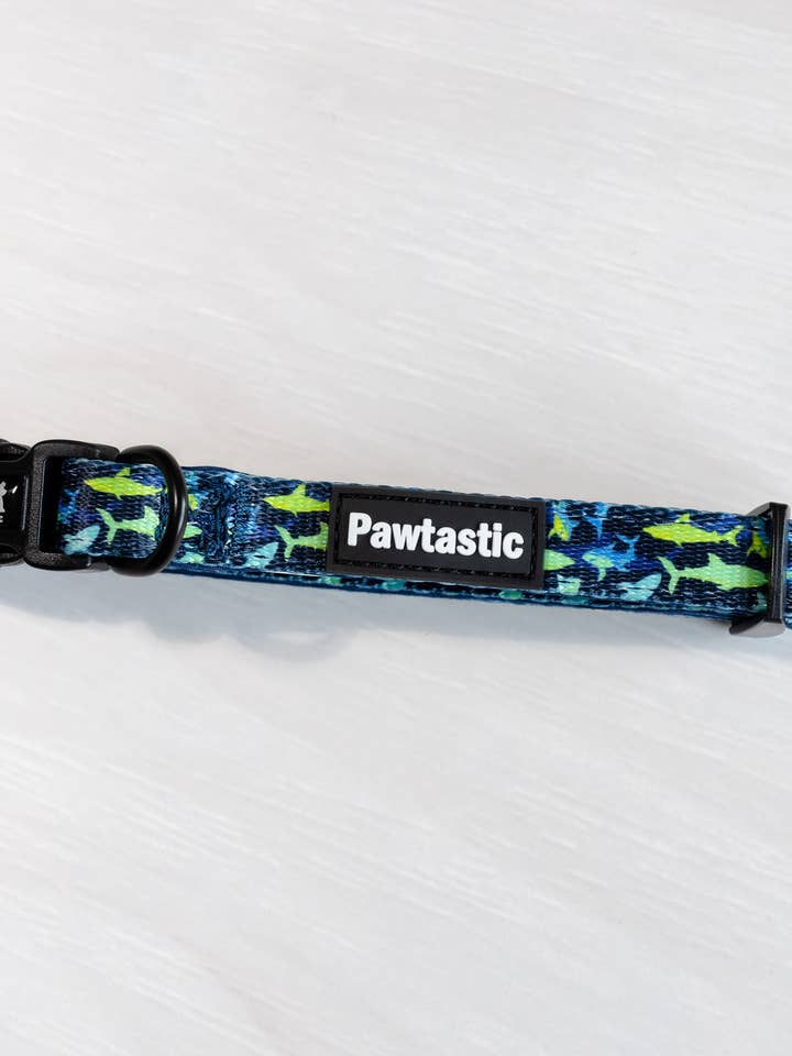 Sharks Collar for wholesale by Pawtastic Bandanas