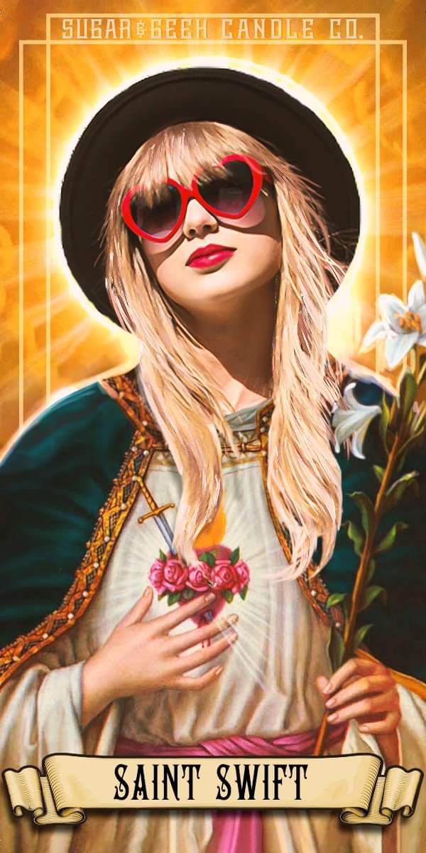 Sugar & Geek Candle Co. - Wholesale Votive Candle - Celebrity Prayer altar candle- Taylor Swift1