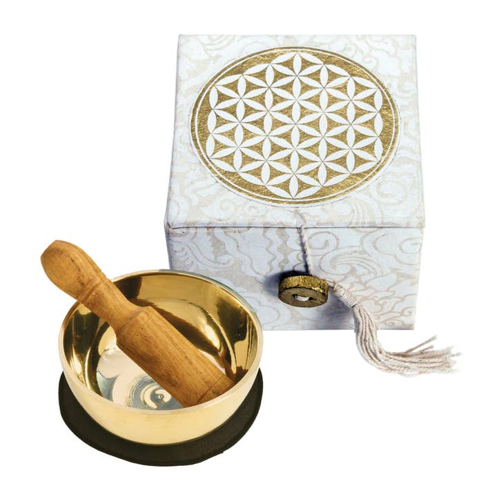 Flower Of Life Meditation Bowl Box for wholesale by dZi Handmade
