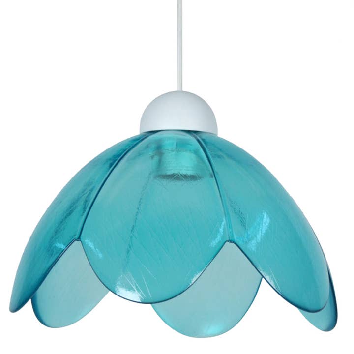 PARAGUAS - Suspensión en forma de cúpula de cristal azul para venta al por mayor de Tosel Shop