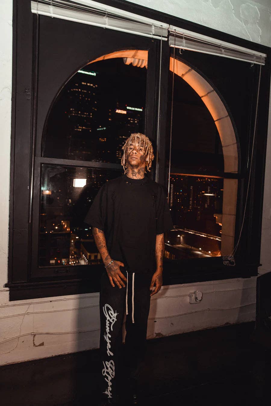 FUNERAL APPAREL - Wholesale T-shirt - Heren - Zwart Verweerd Oversized T-shirt4