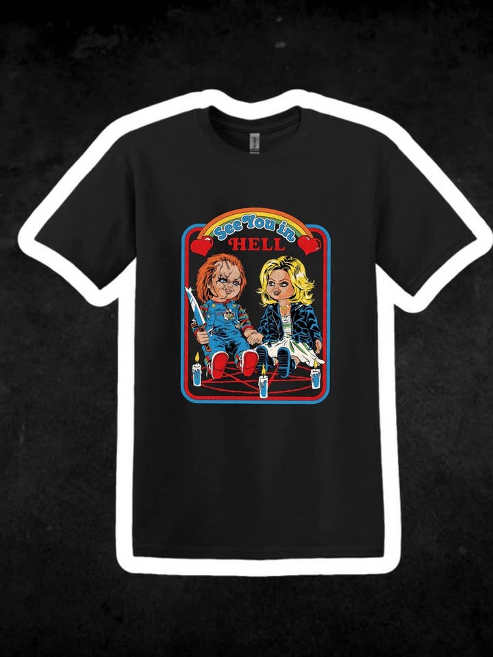See You In Hell Graphic Tee | Funny Shirt for wholesale by Cosmic