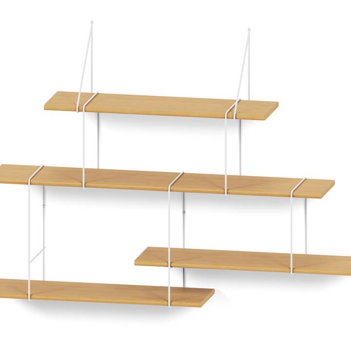 Link Setup 2 hylde - Eg og Hvid for engroshandel hos Studio Hausen