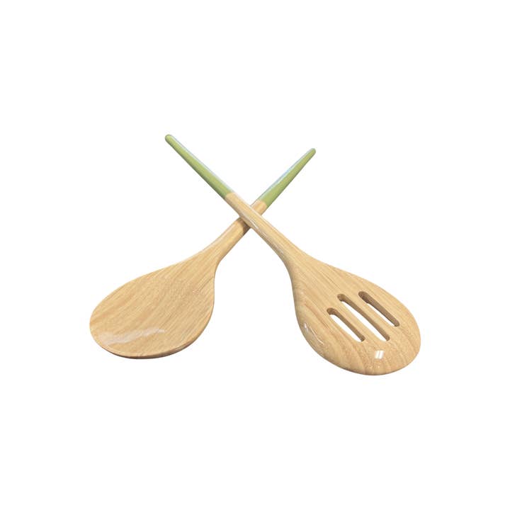 albert L. (punkt) Inc. - Wholesale Serving Utensil - Refined Bamboo Server Set2