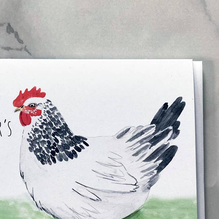 Hen Mother's Day Card for wholesale by Pippa & Paper