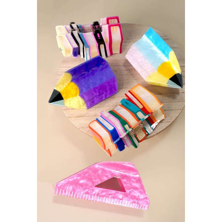 JOSSLYN by wall to wall - Vente Pince à cheveux – femme - Pinces à cheveux « Book Stack School » avec livres empilés | 40H8574