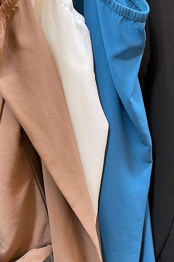 Curve Market - Wholesale Blouse - Women's - PLUS SIZE CHIFFON OFF THE SHOULDER SURPLICE TOP0