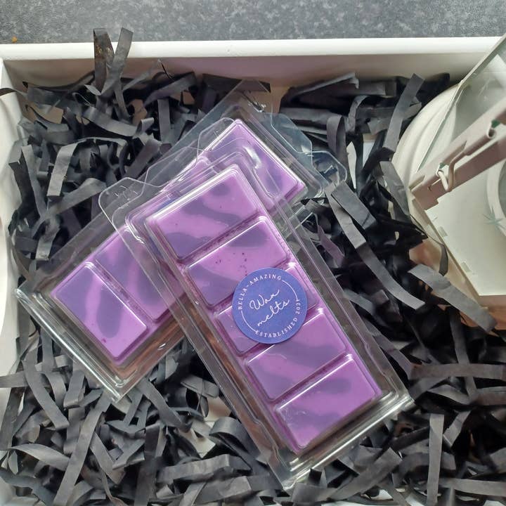 Bella's waxmelts – wholesale Wax melt – Purple rain snap bar1