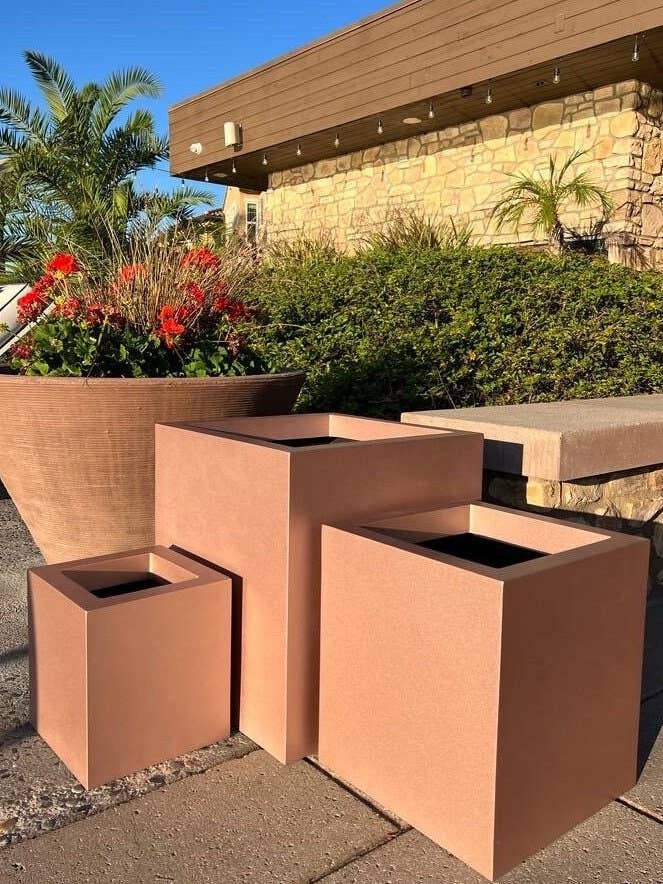 Tikal Composite Designs - Wholesale Planter Box - Large Square Planter Boxes9