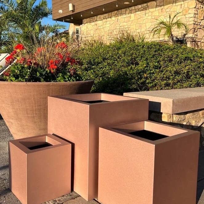 Tikal Composite Designs - Wholesale Planter Box - Large Square Planter Boxes9