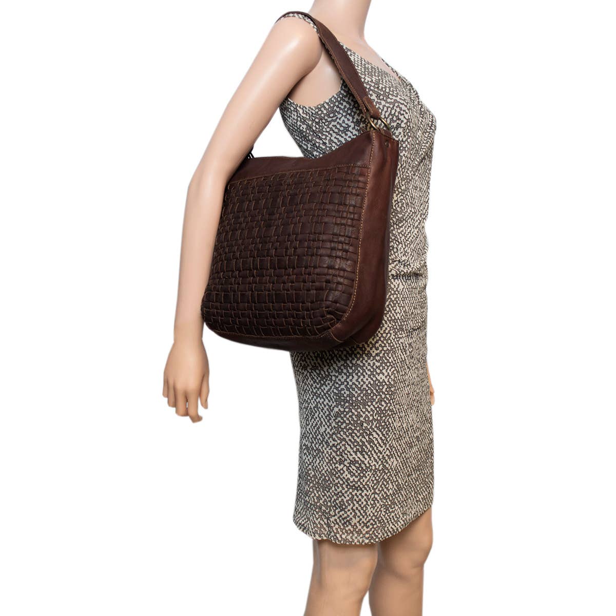 Arrigo - Wholesale Shoulder Bag - Women's - Arrigo Leather Shoulder Bag Made Of Supple Braided Leather11