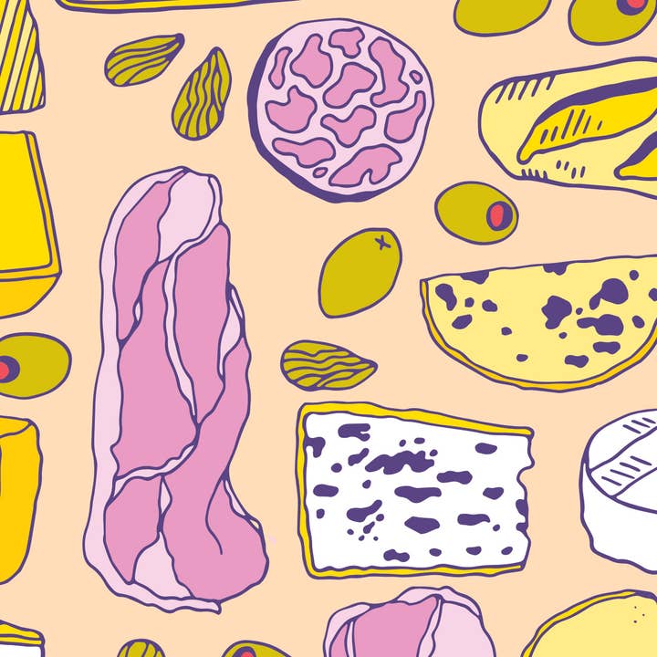 The Good Twin - Wholesale Gift bag - Meats and Cheeses Gift Bag1