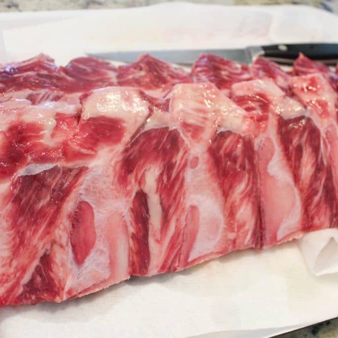 Bison Back Ribs for wholesale by Berbician Canada
