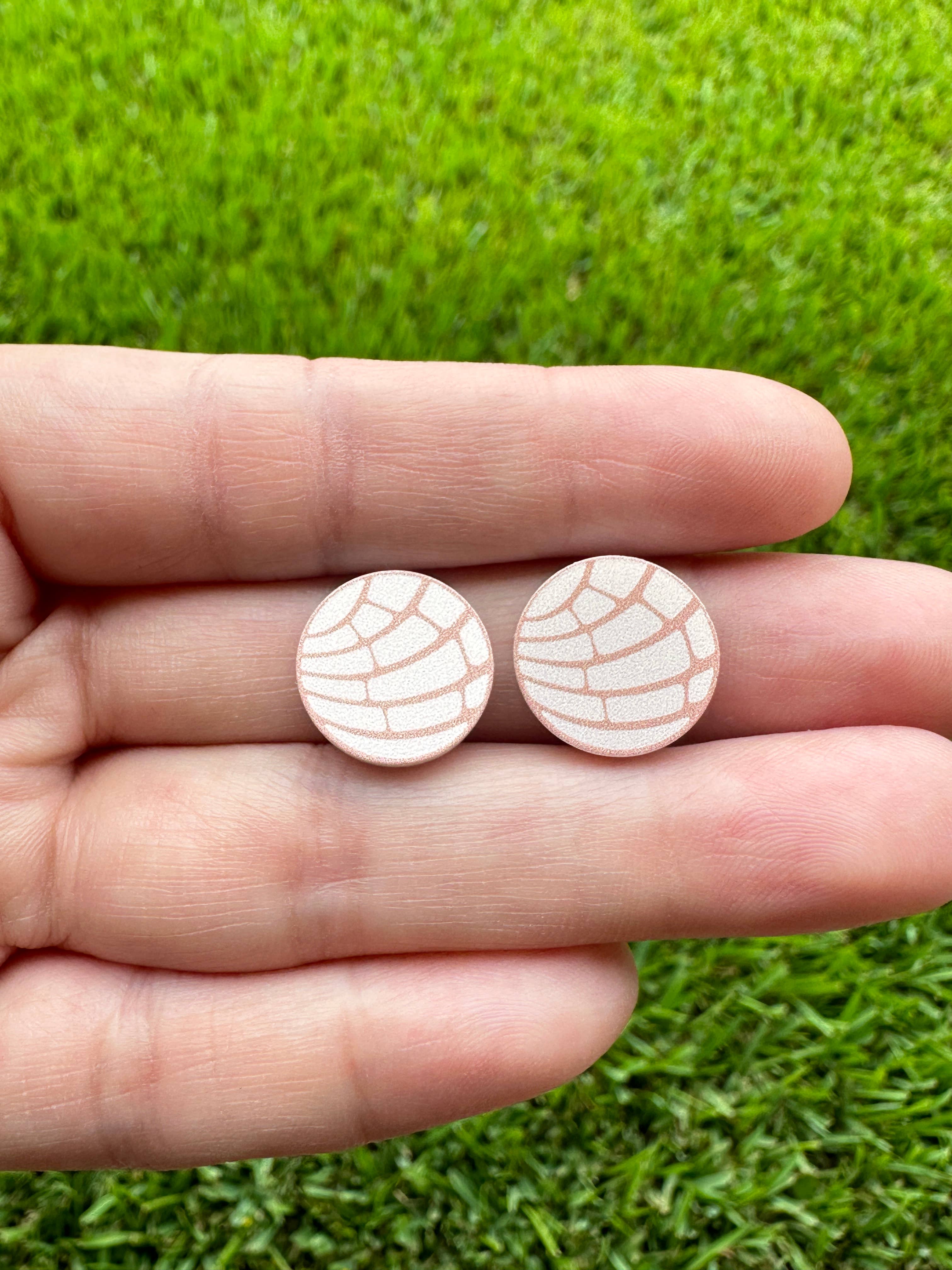 Laser & Color Designs LLC - Wholesale Stud/Post Earrings - Conchas Earrings | Food Earrings | Bread Earrings6