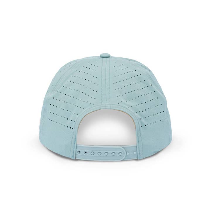 Wild Bills Blanks - Wholesale Flat Brim Cap - Unisex - RIVER | Sky & Mustard3