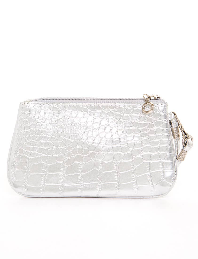 AMPERE CREATIONS - Wholesale Wristlet - Brighton Vegan Leather Inspired Croco Imitation Wristlet Bag20