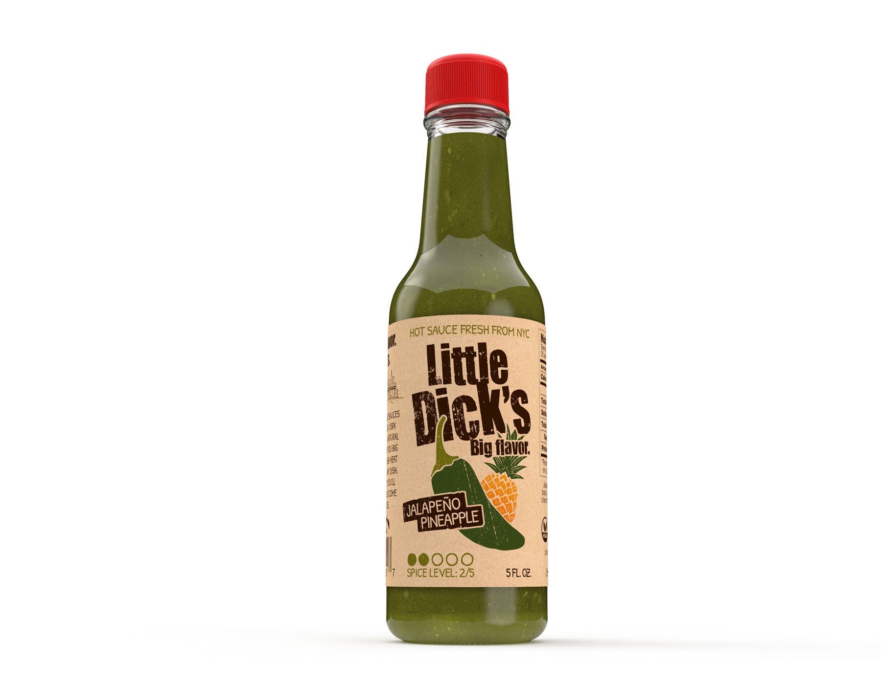 Little Dick's Sauces – Molho picante por atacado – Molho Quente de Ananás Little Dick's Jalapeño - Lote Pequeno7