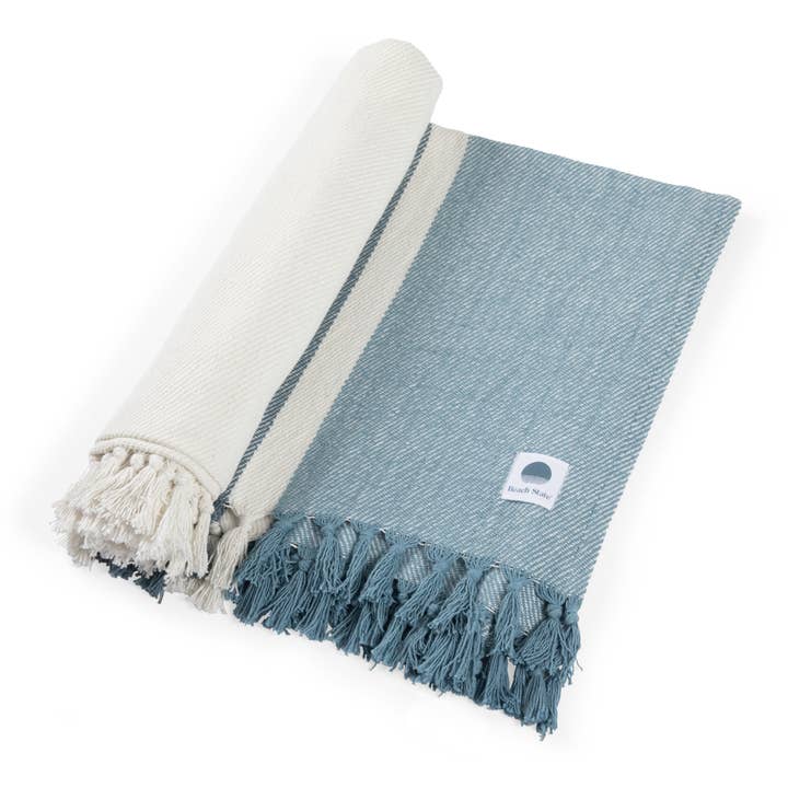 Beach State Oceanside Beach Blanket - High Tide Stripe for wholesale on Faire20