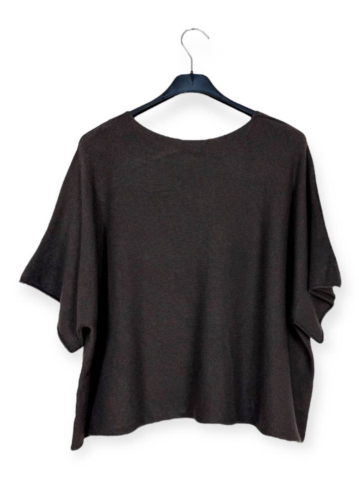 Lucky Nana - Wholesale Knit Sweater - Women's - AH 2201 - Poncho Sweater45