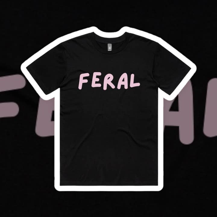 Vintage Rebels - Wholesale Screen Printed T-Shirt - Women's - FERAL TEE6