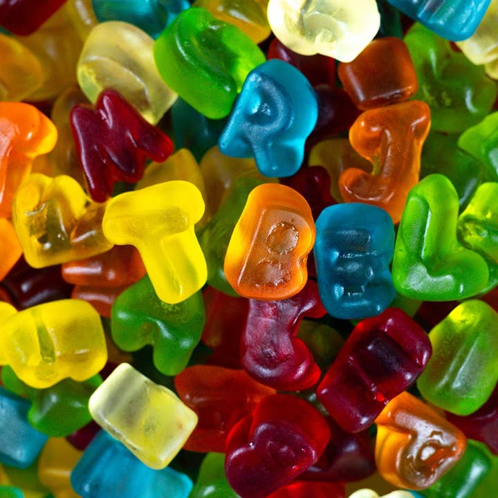 Jellioo Swedish Jelly Alphabet Gummies 2.20lbs for wholesale by Sweetish- Swedish Candy Wholesale