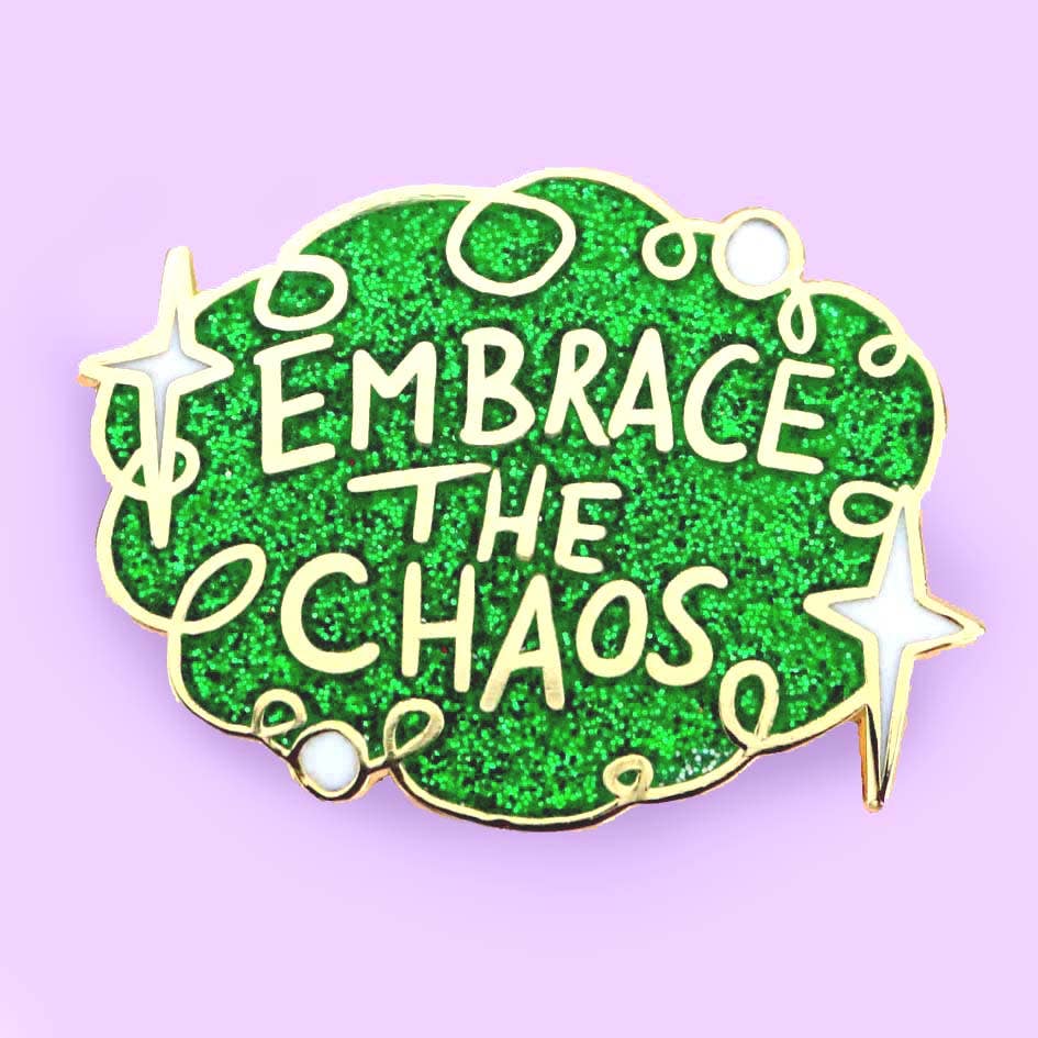Jubly-Umph - Wholesale Lapel Pin/Button - Embrace the Chaos Lapel Pin2