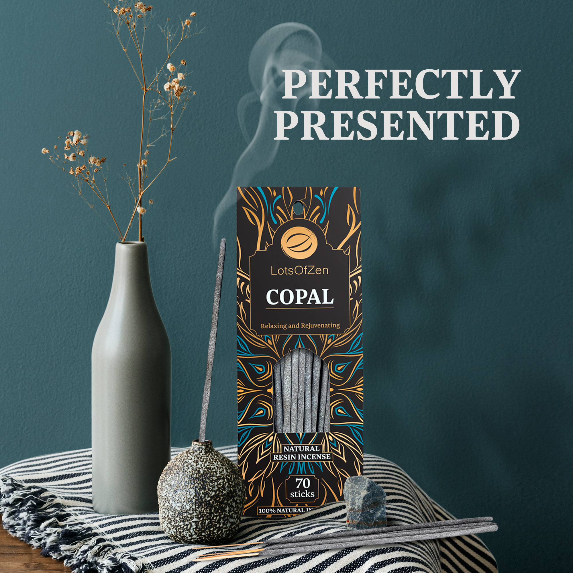 LotsOfZen - Wholesale Wierook - Copal Wierookstokjes Smudge Kit (70 stuks)6