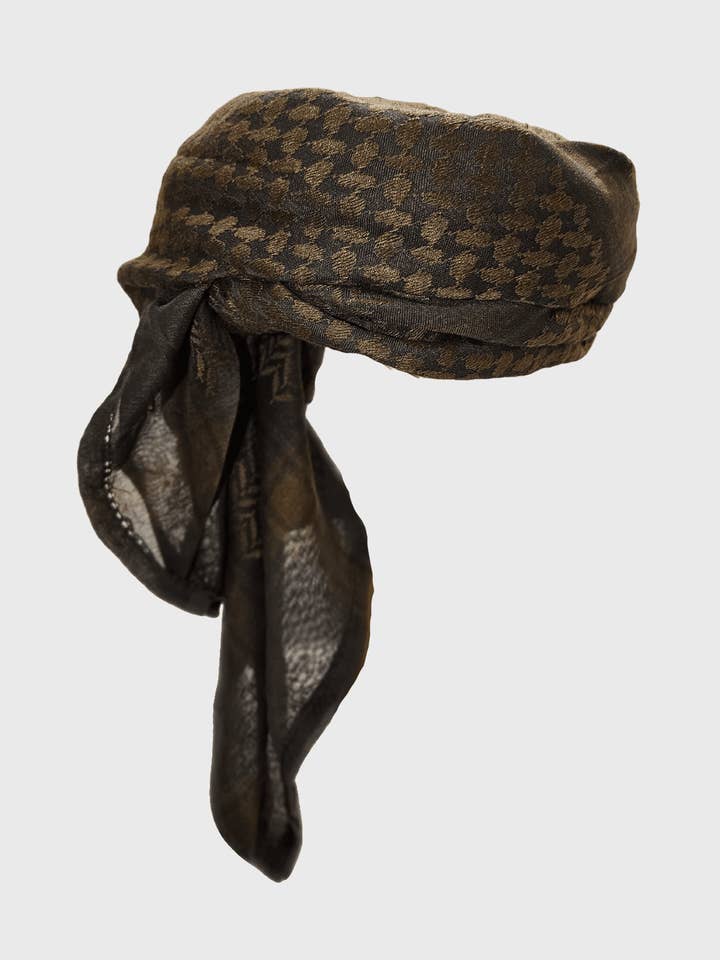 Herre færdiglavet mørkebrun arabisk hat Shemagh Keffiyeh for engroshandel hos MY LITTLE JUBBA