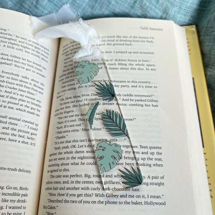Monstera Bookmark for wholesale by Glitter Paper Scissors