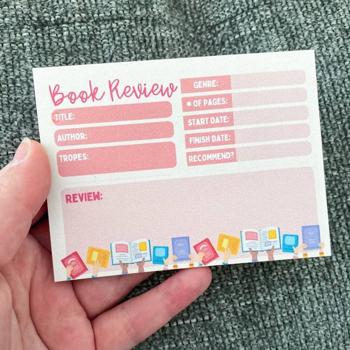Savvy Book Collective - Wholesale Sticky Notes - Book Review STICKY Notes, 50 Sticky Notes