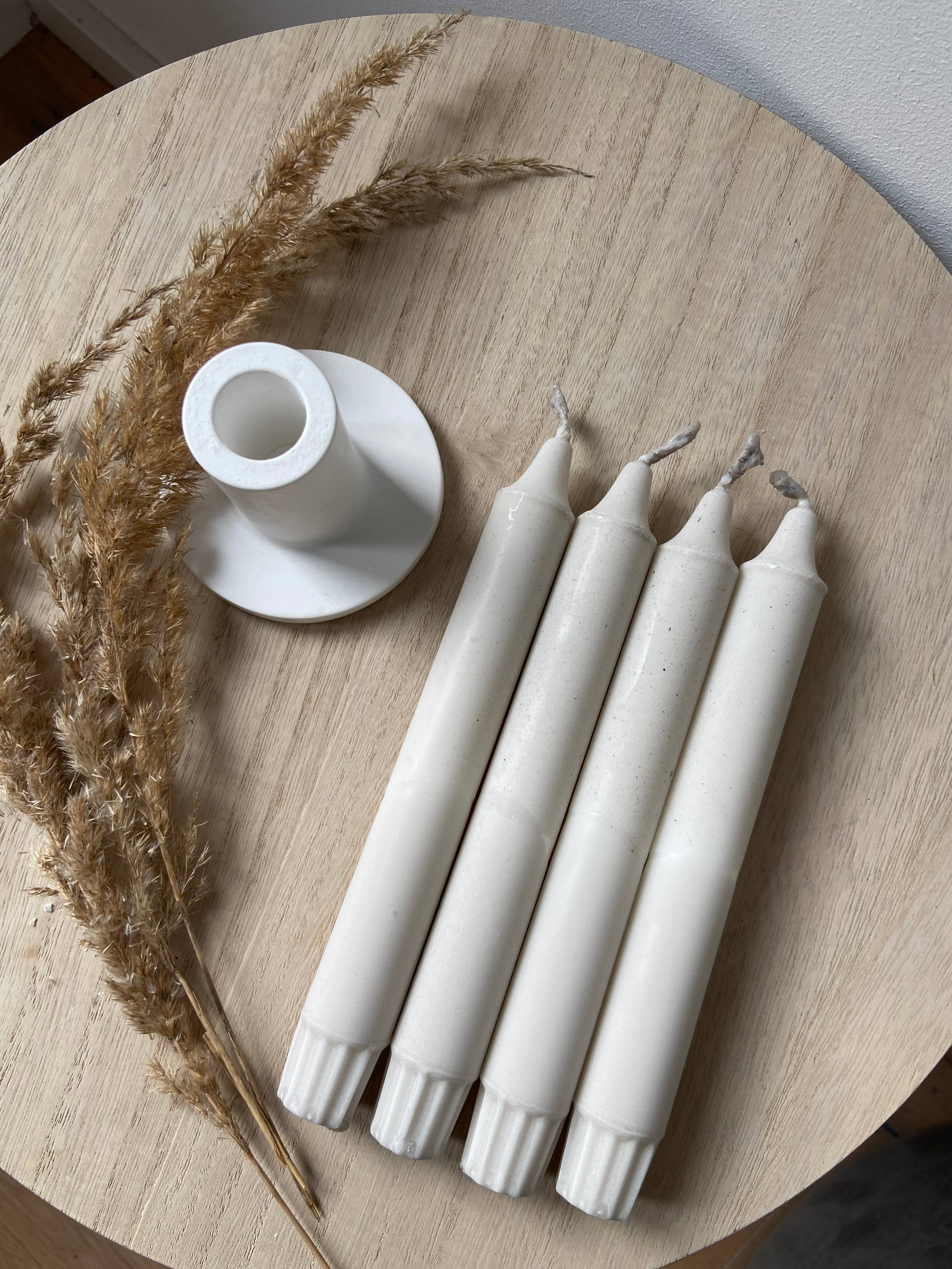 Miss Wildhorse - Wholesale Tapered Candle/Candlestick - Dip Dye Candle *Sand*7