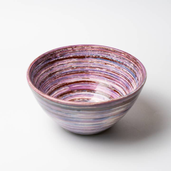 Alfar Tierra Cocida - Wholesale Salad Plate - Modern ceramic salad bowl 21cm/LAVENDER Pink
