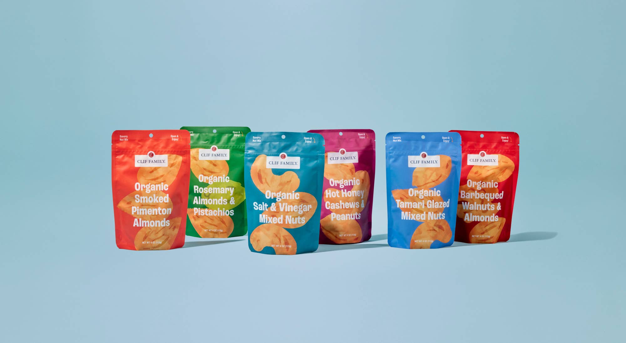 Clif Family Napa Valley, Certified B Corp Company - Wholesale Nuts - Organic Savory Nut Mix Variety Pack2