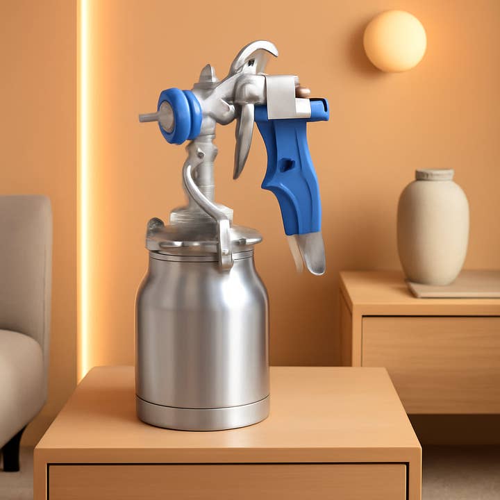 Non Bleed Stainless Spray Gun With Side Pattern Control for wholesale by ShipItFurniture