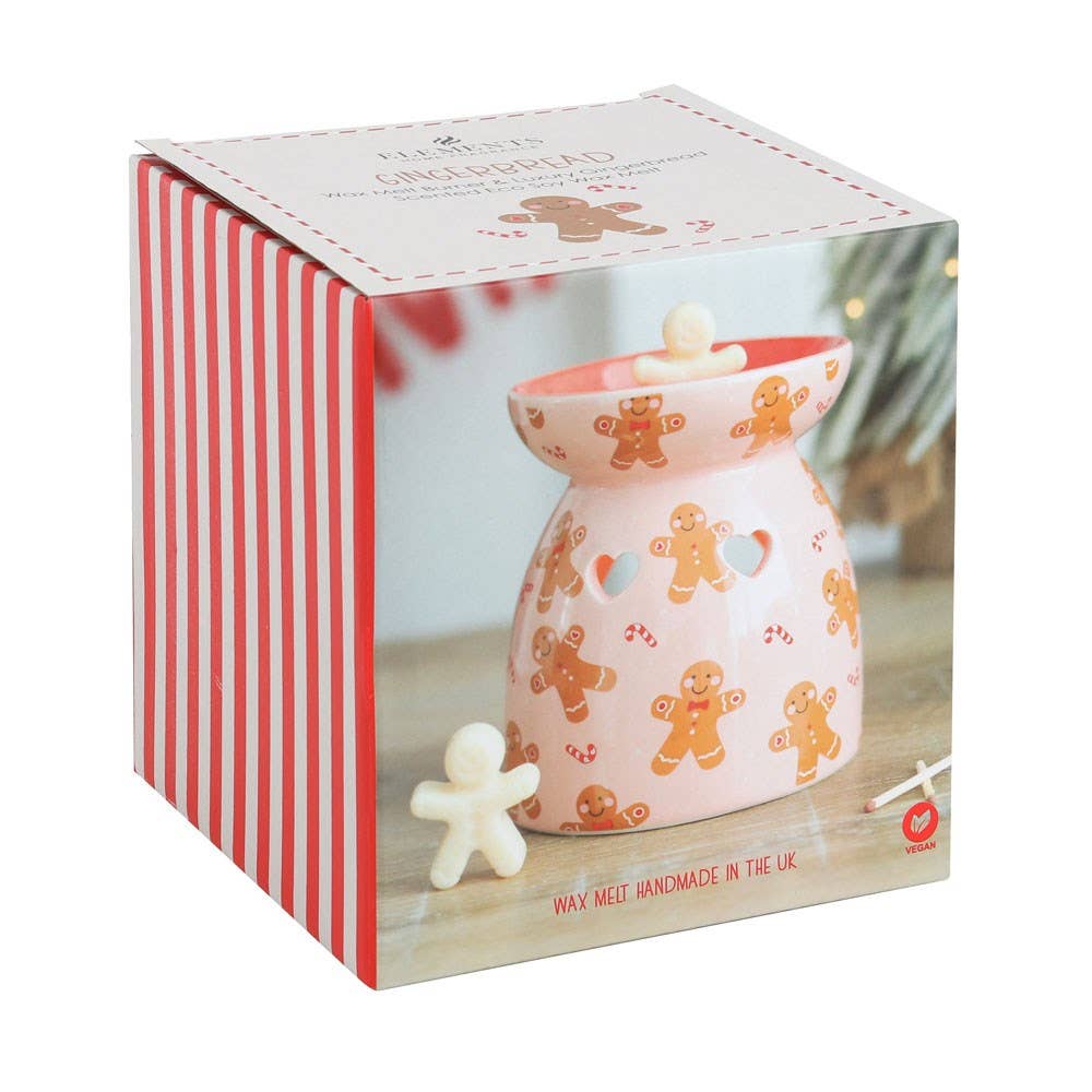 Something Different Wholesale - Wholesale Wax Warmer - Christmas Gingerbread Wax Melt Burner Gift Set4