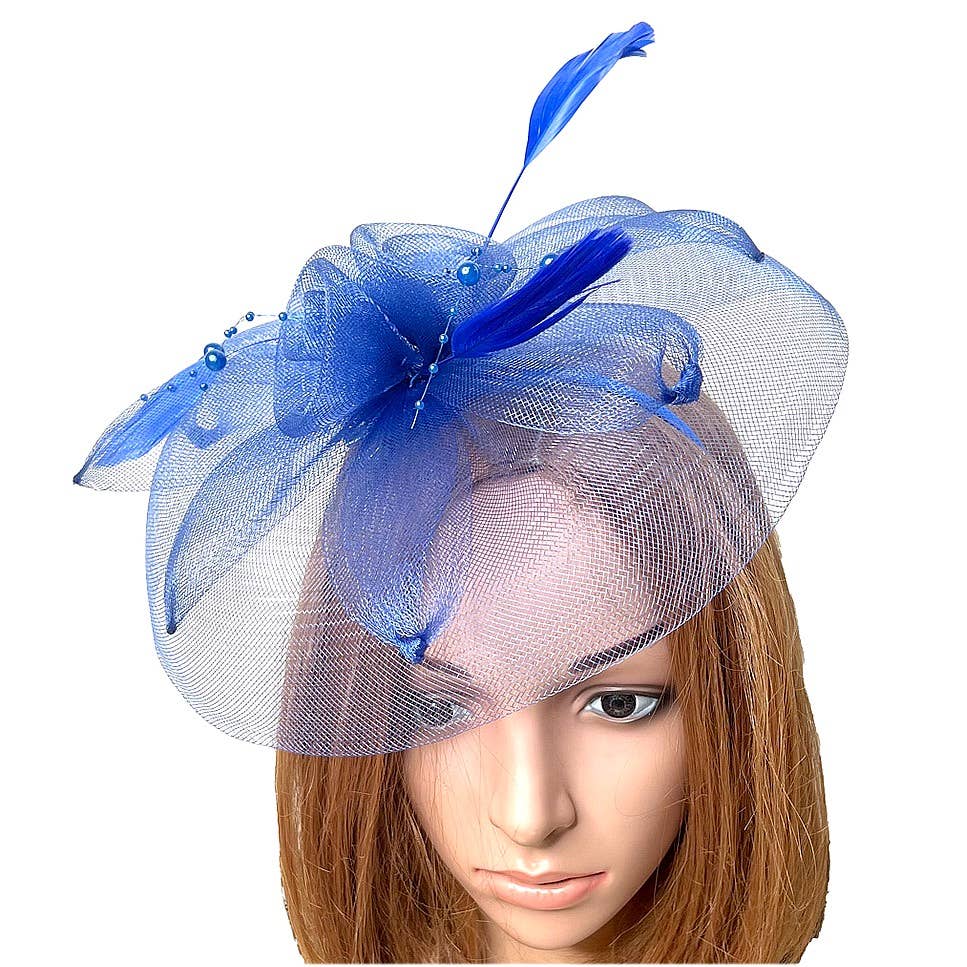 Diacly - Wholesale Fascinator Hat - Women's - Flower Mesh Flapper Fascinator s182
