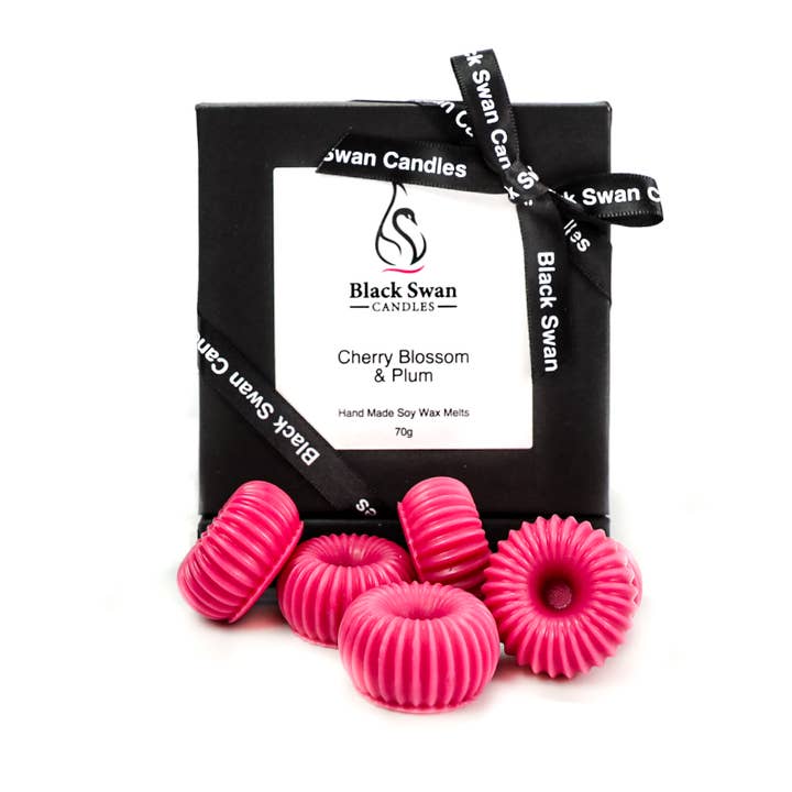 Black Swan Candles - Cherry Blossom & Plum Wax Melts for wholesale by Black Swan Candles