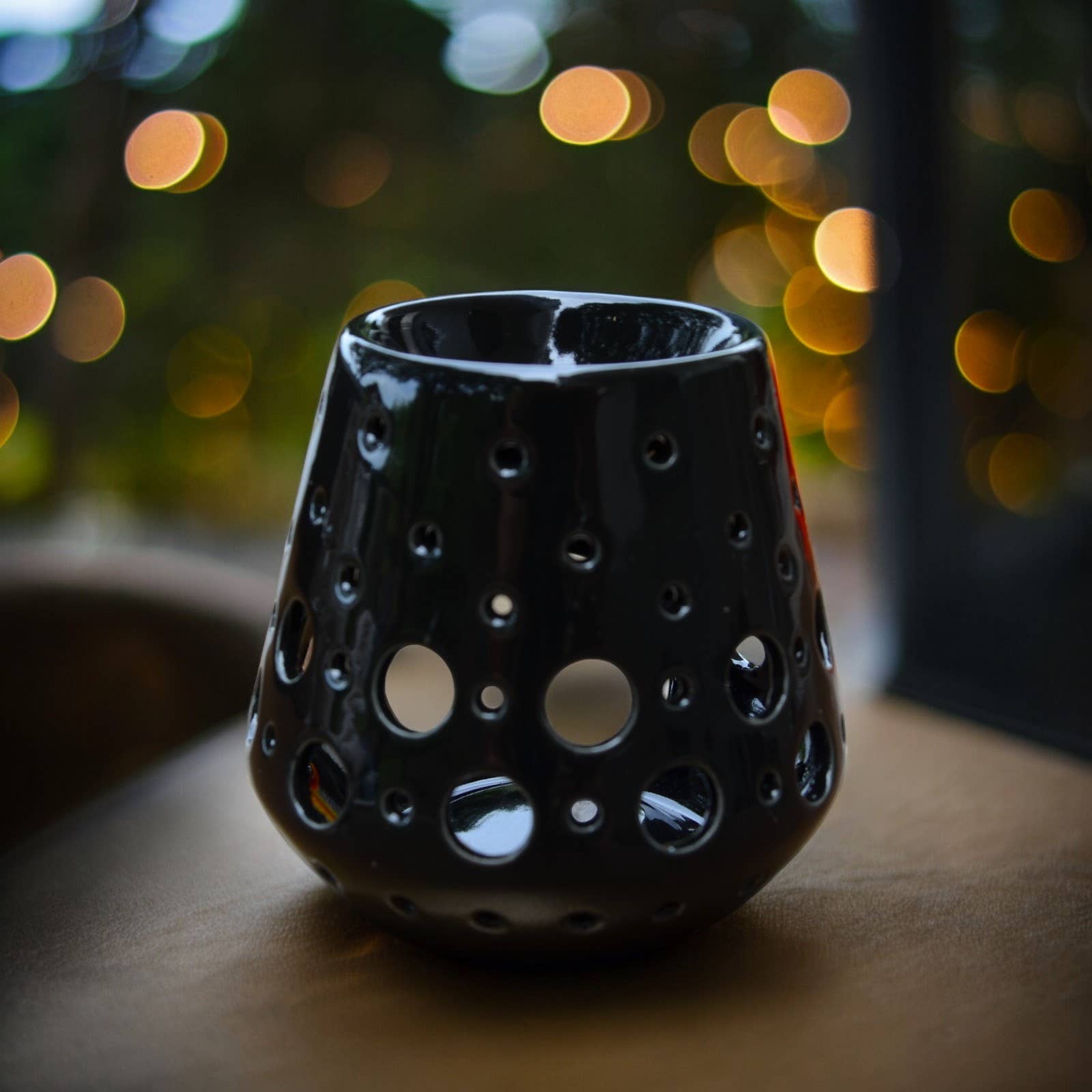 Zen'Arôme - Wholesale Oil warmer - Ceramic Oil and Scented Melts Burner - Black Loob8