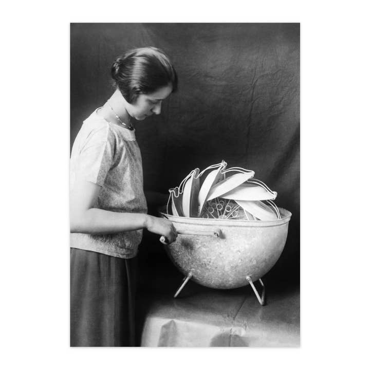 Carte postale "Lave-vaisselle" pour la vente par paruspaper. nutzfeine papeterie