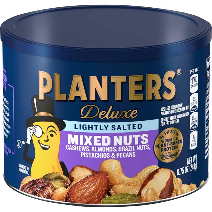 L&F Universal Goods - Wholesale Nuts - Planters Mixed Nuts Deluxe Lightly Salted 12/8.75oz