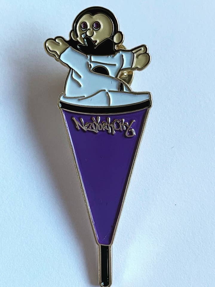 Prince Puppet Enamel Pin for wholesale by NezYorkCity