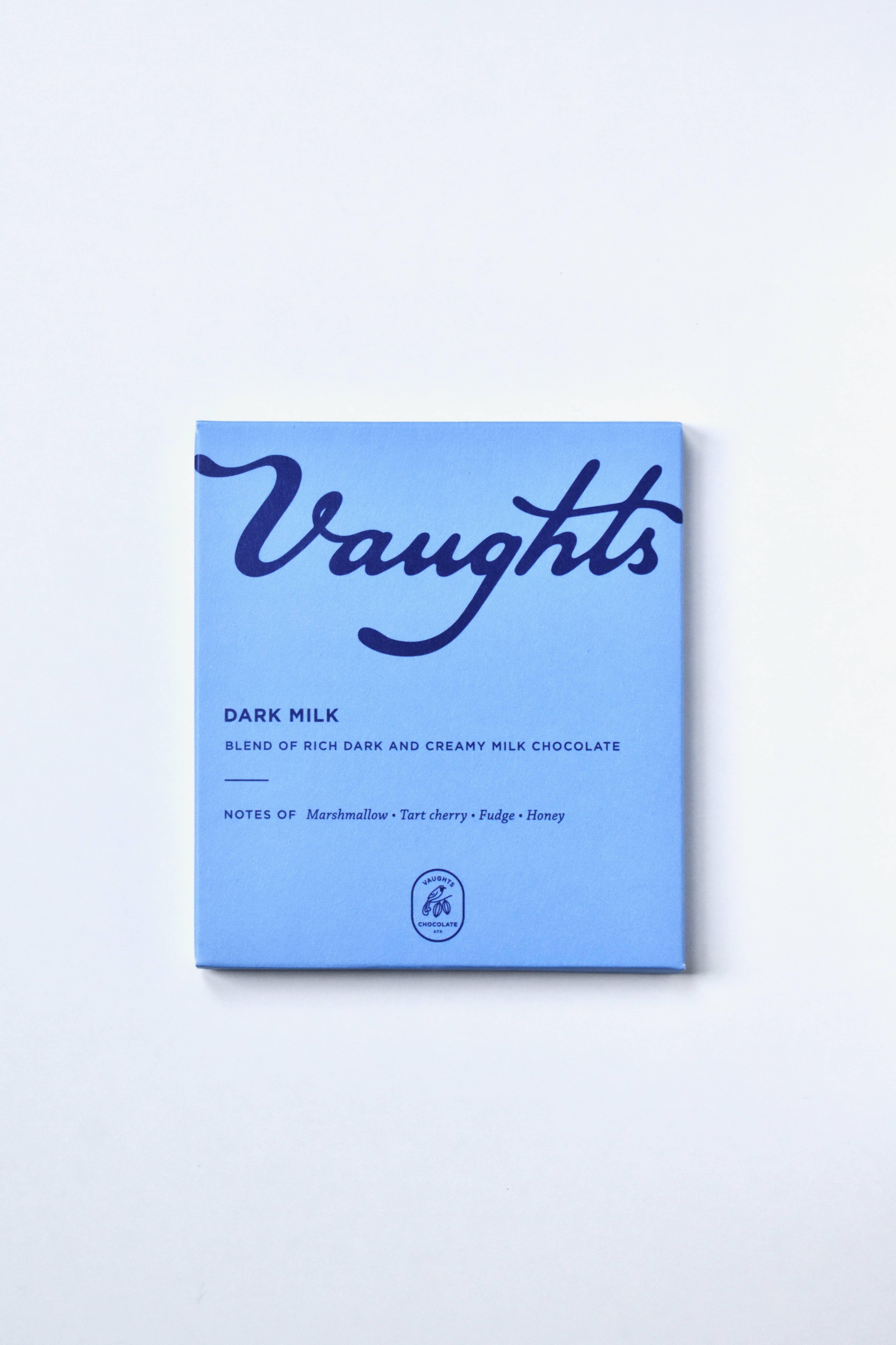 Vaughts Chocolate - Wholesale Chocolate Bar - Dark Milk Chocolate - Half & Half