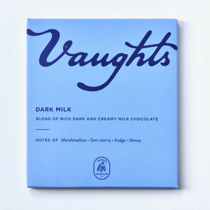 Vaughts Chocolate - Wholesale Chocolate Bar - Dark Milk Chocolate - Half & Half0
