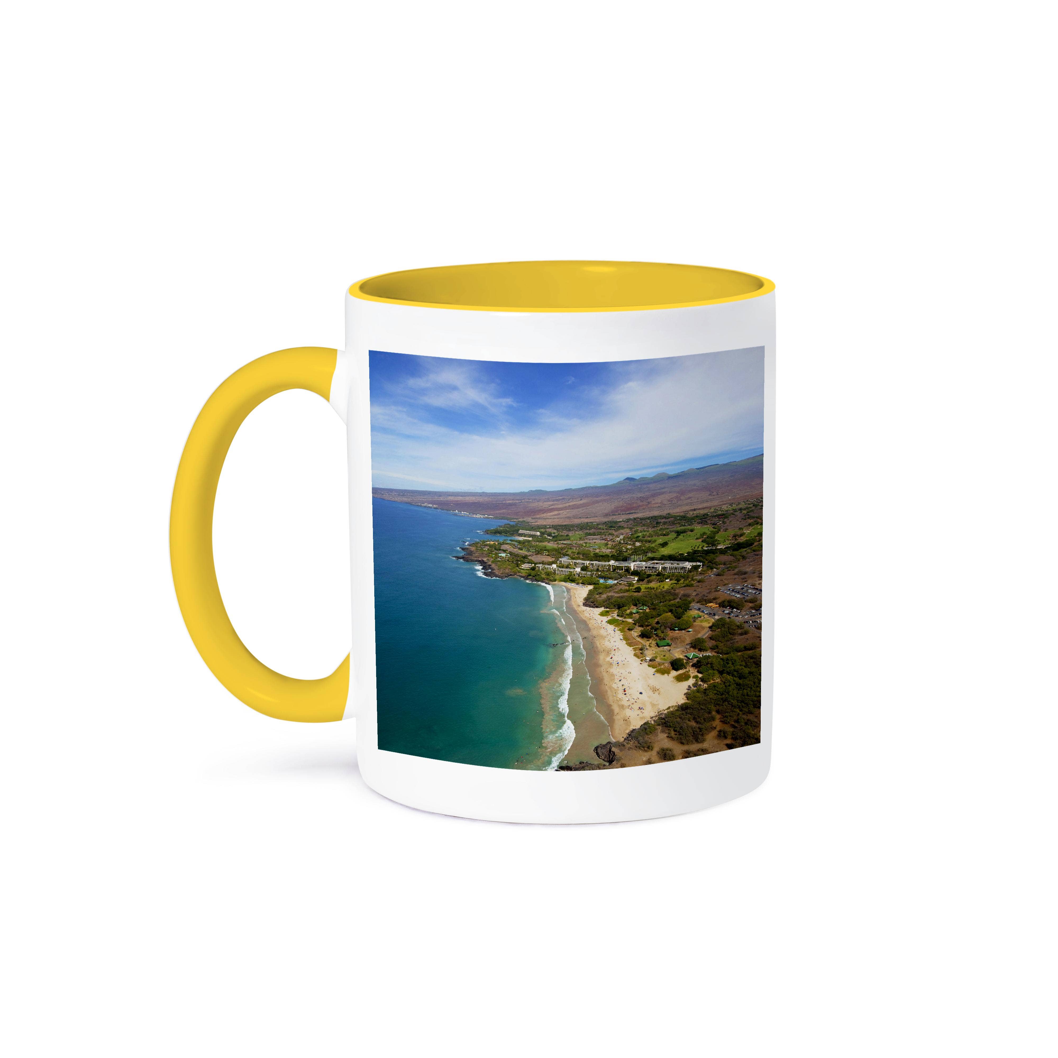 3dRose – Caneca por atacado – 3dRose, Mauna Kea Beach Resort, Ilha Grande, Havai, EUA - US12 DPB2765 - Douglas Peebles, Caneca0