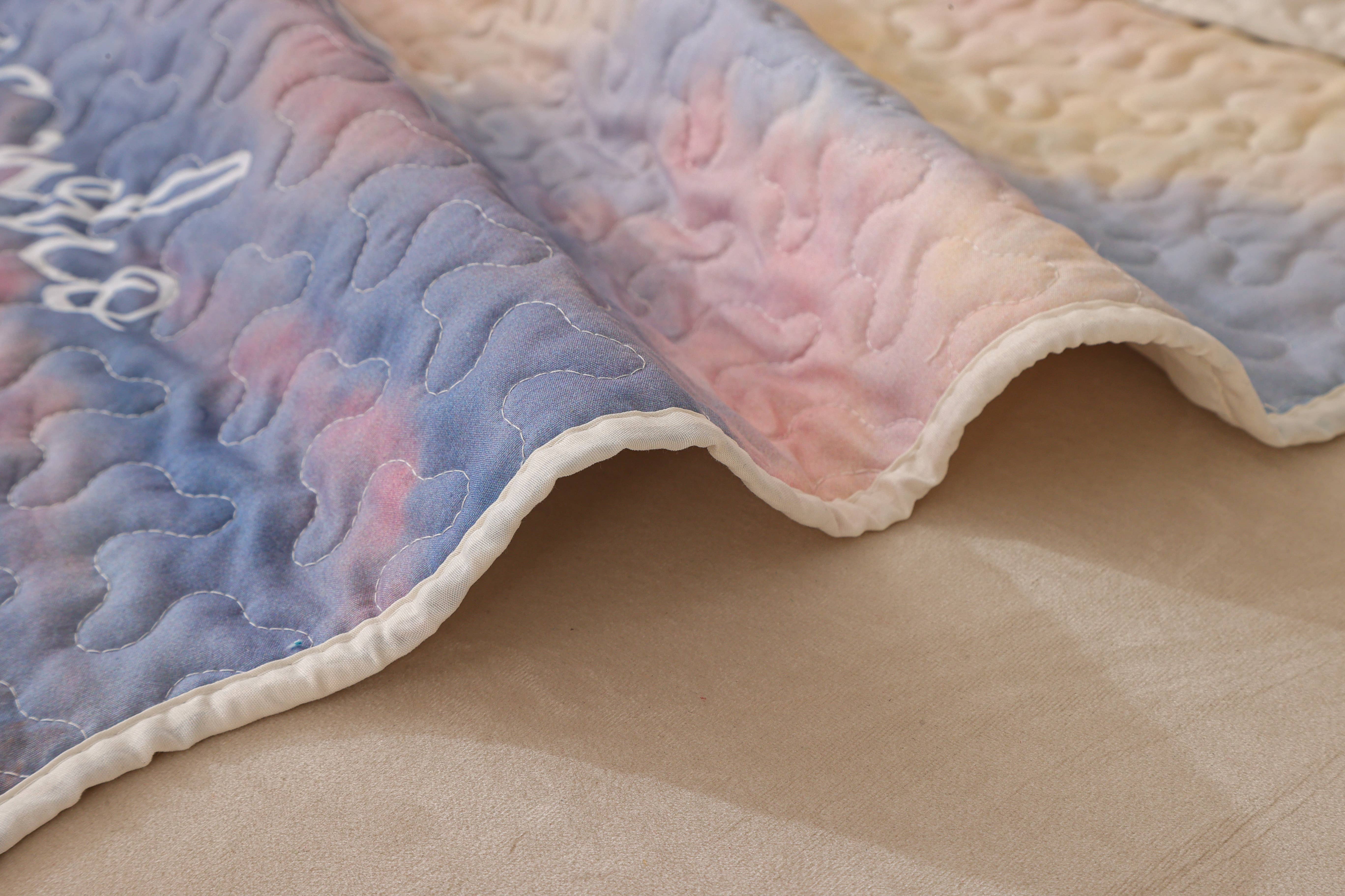 Duke Imports - Vendita all'ingrosso Plaid - "Beati Coloro che Piangono" Coperta Trapuntata Ispiratrice2