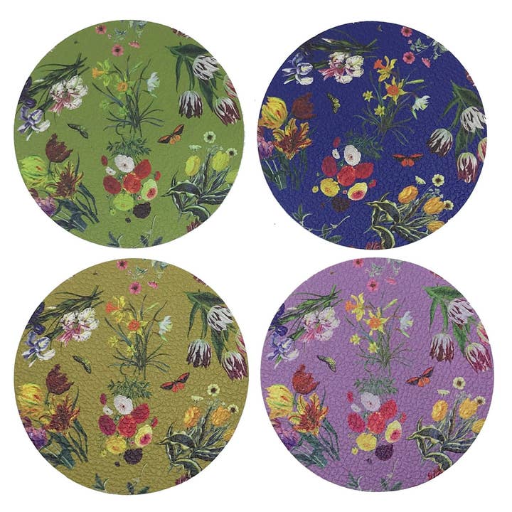 Flora Fauna Coaster Set for wholesale by Nicolette Mayer Collection