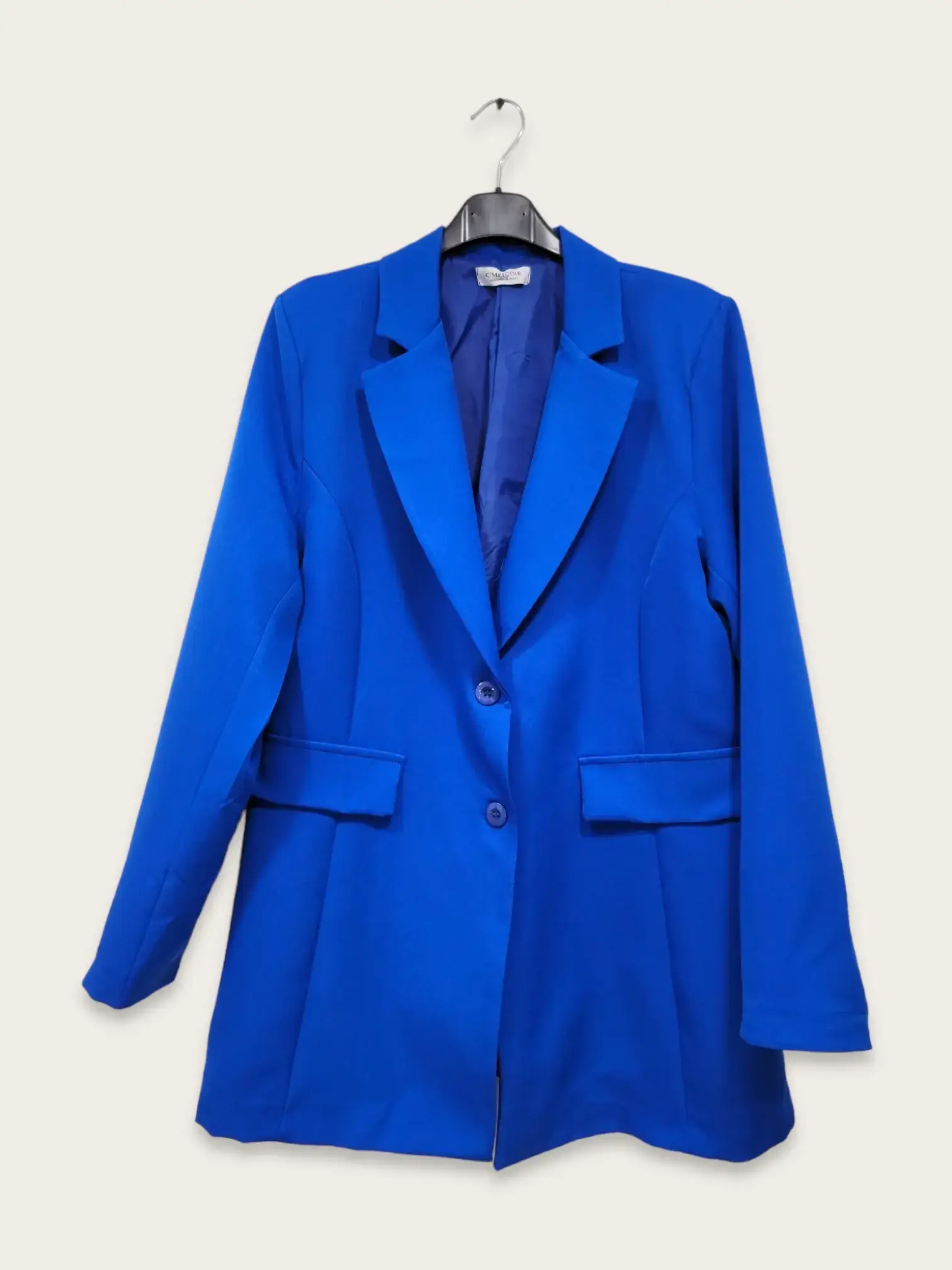 C'MELODIE – Blusão - Mulher por atacado – Tamanho Grande - Casaco feminino elegante com lapela9