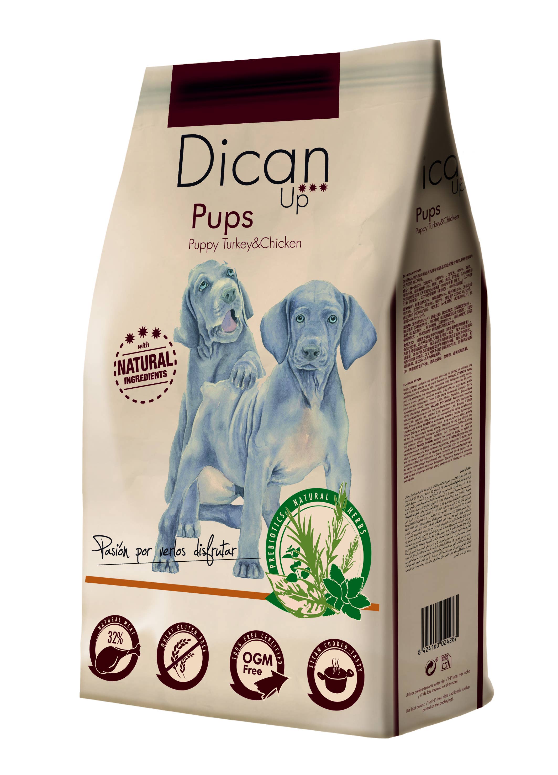 DIBAQ - Wholesale Pet Food - Dog - Dican Up Pups 3 Kg
