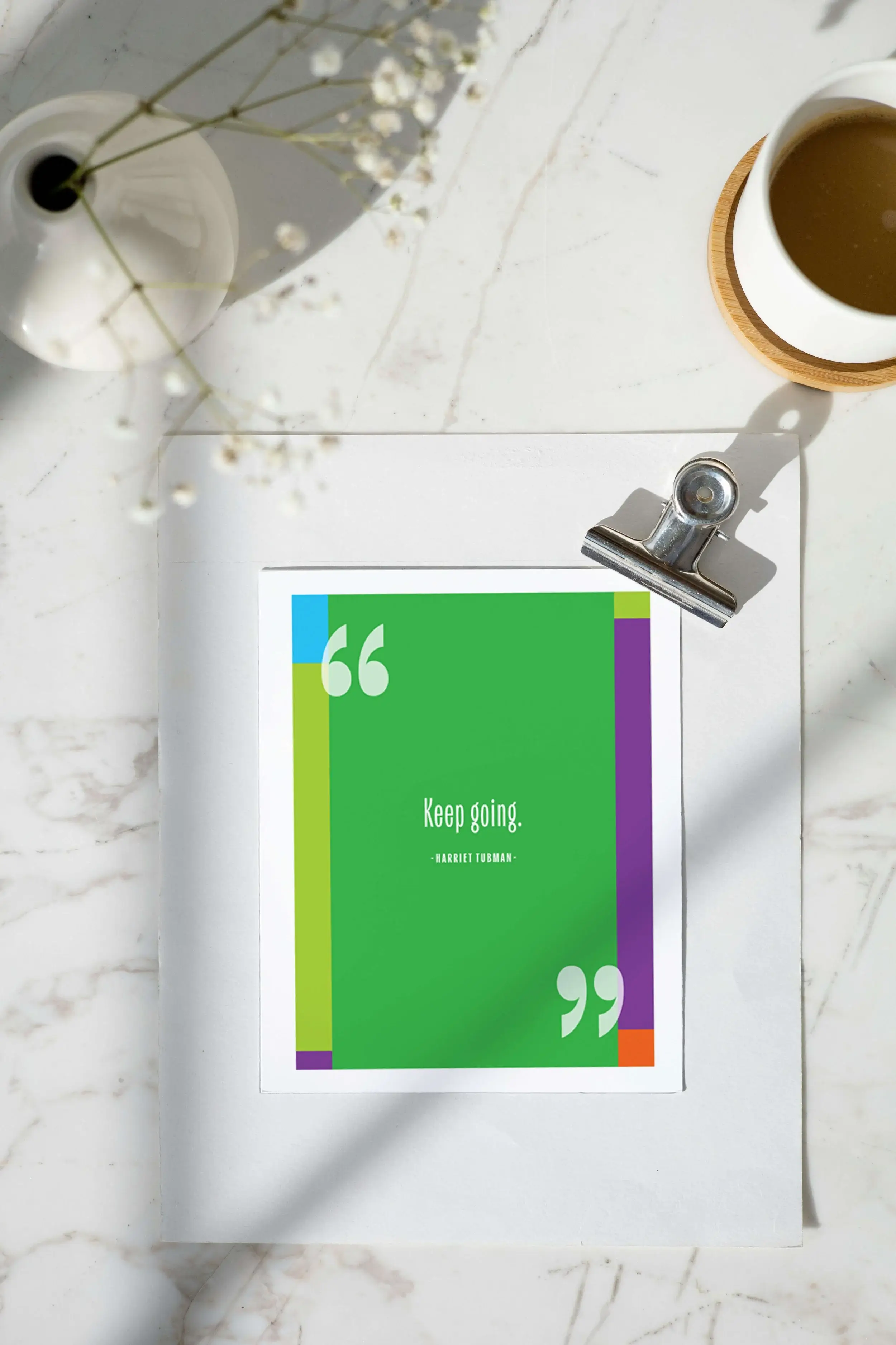 Junebug Ink - Wholesale Encouragement Card - Wise Words: Harriet Tubman4